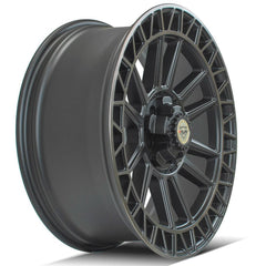 es 4PS12 22x9 5x5" & 5x5.5" Satin Machined with Bronze for Dodge Ram 1500 1994-2010-528