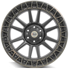 es 4PS12 22x9 6x135mm & 6x5.5" Satin Machined with Bronze for Ford Expedition 2003-2023-531