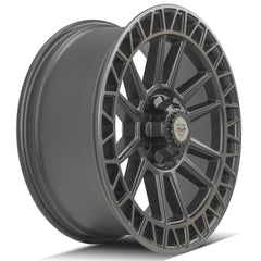 es 4PS12 22x9 6x135mm & 6x5.5" Satin Machined with Bronze for Ford Expedition 2003-2023-533