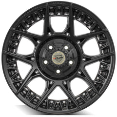 es 4PS50 18x9 5x5" & 5x5.5" Satin Black Wheel for Dodge Ram 1500 1994-2010-541
