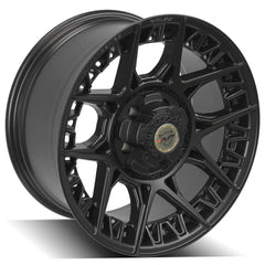 es 4PS50 18x9 5x5" & 5x5.5" Satin Black Wheel for Dodge Ram 1500 1994-2010-542