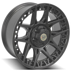 es 4PS50 20x9 5x150mm Satin Black Wheel for Toyota Sequoia 2008-2021-552