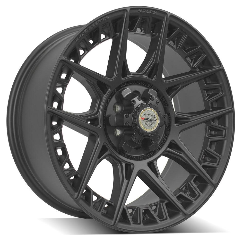 es 4PS50 20x9 6x120mm Satin Black Wheel for Chevrolet Colorado 2015-2023-555