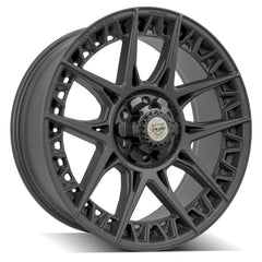 es 4PS50 22x9 6x135mm & 6x5.5" Satin Black Wheel for Ford Expedition 2003-2023-570