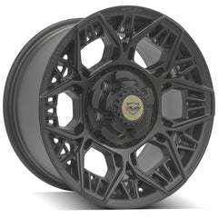 es 4PS60 17x9 5x5" & 5x5.5" Satin Black Wheel for Dodge Ram 1500 1994-2010-575