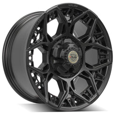 es 4PS60 18x9 5x5" & 5x5.5" Satin Black Wheel for Dodge Ram 1500 1994-2010-580