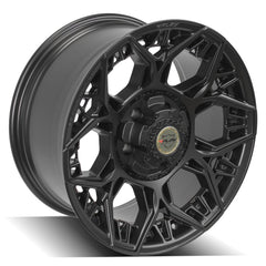 es 4PS60 18x9 5x5" & 5x5.5" Satin Black Wheel for Dodge Ram 1500 1994-2010-582
