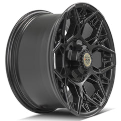 es 4PS60 18x9 5x5" & 5x5.5" Satin Black Wheel for Dodge Ram 1500 1994-2010-583