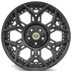es 4PS60 20x9 5x5" & 5x5.5" Satin Black Wheel for Dodge Ram 1500 1994-2010-591