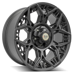 es 4PS60 20x9 5x5" & 5x5.5" Satin Black Wheel for Dodge Ram 1500 1994-2010-590