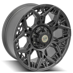 es 4PS60 20x9 6x135mm & 6x5.5" Satin Black Wheel for Ford Expedition 2003-2023-602