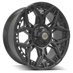 es 4PS60 22x9 5x5" & 5x5.5" Satin Black Wheel for Dodge Ram 1500 1994-2010-605