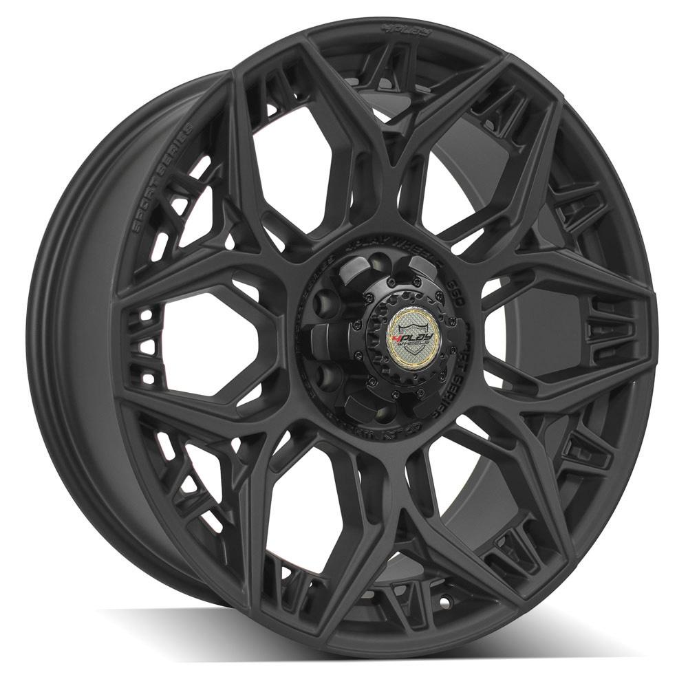 es 4PS60 22x9 6x135mm & 6x5.5" Satin Black Wheel for Ford Expedition 2003-2023-610