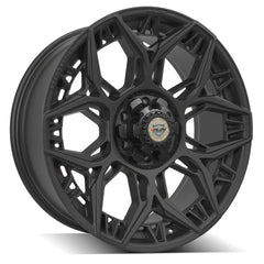 es 4PS60 22x9 6x135mm & 6x5.5" Satin Black Wheel for Ford Expedition 2003-2023-610