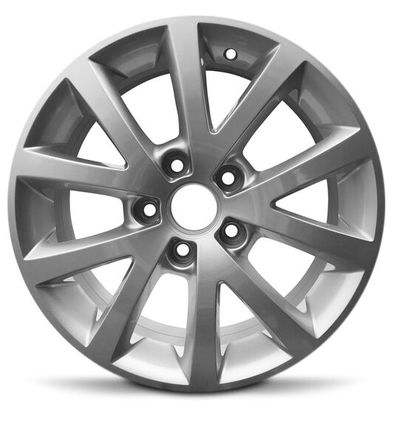 2010-2018 16 x 6.5 Volkswagen Jetta Aluminum Wheel / Rim Image 01