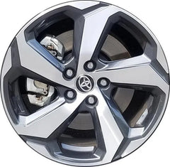 18x7 OEM Grade-A Alloy Wheel For Toyota Rav-4 Prime 2019-2022