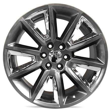 2015-2020 22 x 9 Chevrolet Tahoe Aluminum Wheel / Rim Image 01