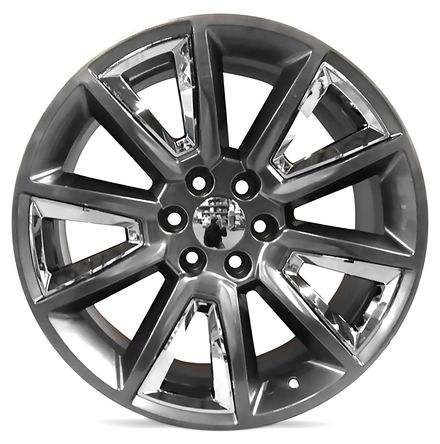 2015-2020 22 x 9 Chevrolet Suburban 1500 Aluminum Wheel / Rim Image 01
