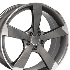 19" Replica Wheel AU29 Fits Audi A Series- Design One-Image-3