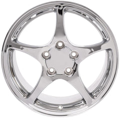 17" Replica Wheel CV05 Fits Chevrolet Corvette - C5- Design One-Image-4