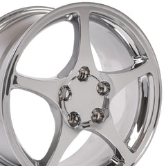 17" Replica Wheel CV05 Fits Chevrolet Corvette - C5- Design One-Image-6