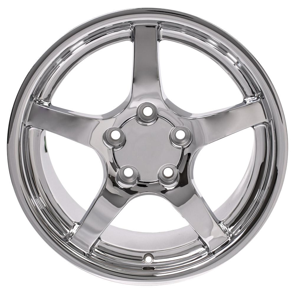 17" Replica Wheel CV05 Fits Chevrolet Corvette - C5- Design Three-Image-1