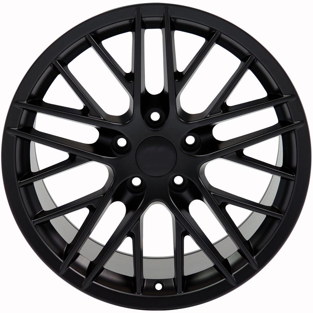18" Replica Wheel CV08A Fits Chevrolet Corvette - C6 ZR1- Design One-Image-1