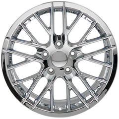 17" Replica Wheel CV08A Fits Chevrolet Corvette - C6 ZR1- Design Three-Image-1