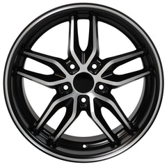 17" Replica Wheel CV18A Fits Chevrolet Corvette - C7 Stingray- Design Two-Image-1