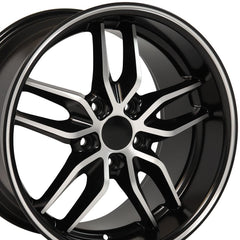 17" Replica Wheel CV18A Fits Chevrolet Corvette - C7 Stingray- Design Two-Image-2
