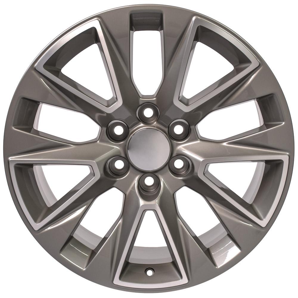 20" Replica Wheel CV26 Fits Chevrolet Silverado LTZ- Design Two-Image-1