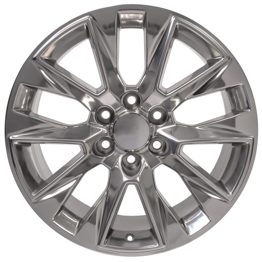 20" Replica Wheel CV26 Fits Chevrolet Silverado LTZ- Design One-Image-1