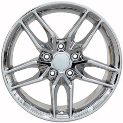 18" Replica Wheel CV27A Fits Chevrolet Corvette - C7 Stingray- Design Two-Image-1