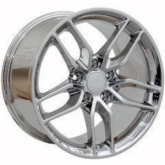 17" Replica Wheel CV27A Fits Chevrolet Corvette - C7 Stingray- Design Two-Image-2