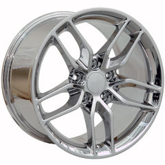 19" Replica Wheel CV27B Fits Chevrolet Corvette - C7 Stingray- Design Two-Image-2