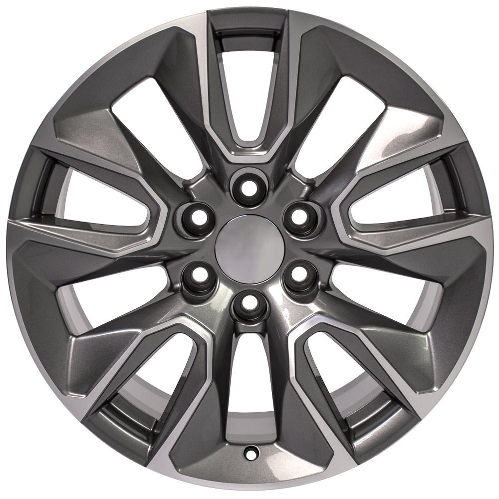 20" Replica Wheel CV32 Fits Chevrolet Silverado- Design Three-Image-1