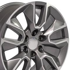 20" Replica Wheel CV32 Fits Chevrolet Silverado- Design Three-Image-3