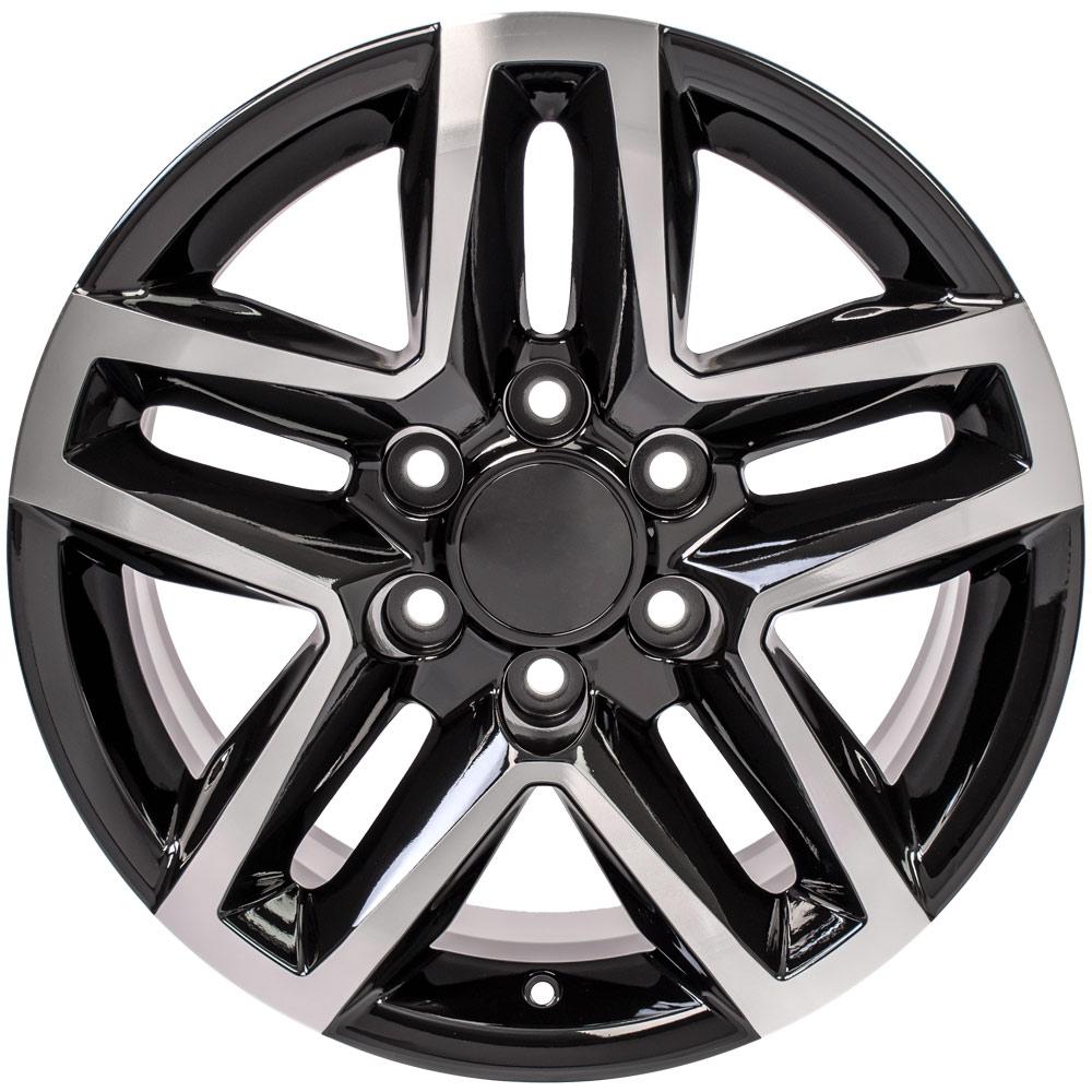 18" Replica Wheel CV34 Fits Chevrolet Silverado- Design Two-Image-1