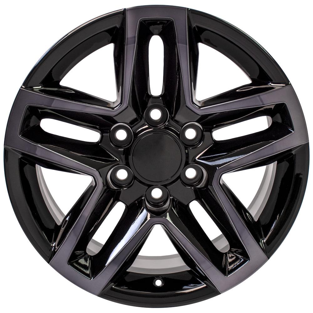 18" Replica Wheel CV34 Fits Chevrolet Silverado- Design Three-Image-1