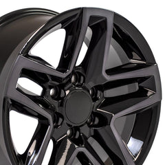 18" Replica Wheel CV34 Fits Chevrolet Silverado- Design Three-Image-3