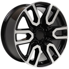 20" Replica Wheel CV36 Fits GMC Sierra- Design Two-Image-2