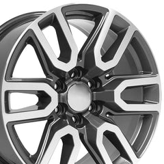 20" Replica Wheel CV36 Fits GMC Sierra- Design Three-Image-3