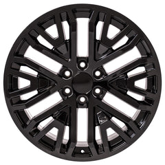 22" Replica Wheel CV37 Fits GMC Sierra- Design Two-Image-1