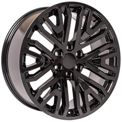 22" Replica Wheel CV37 Fits GMC Sierra- Design Two-Image-2