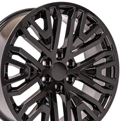 22" Replica Wheel CV37 Fits GMC Sierra- Design Two-Image-3