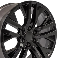 22" Replica Wheel CV38 Fits GMC Sierra- Design One-Image-3