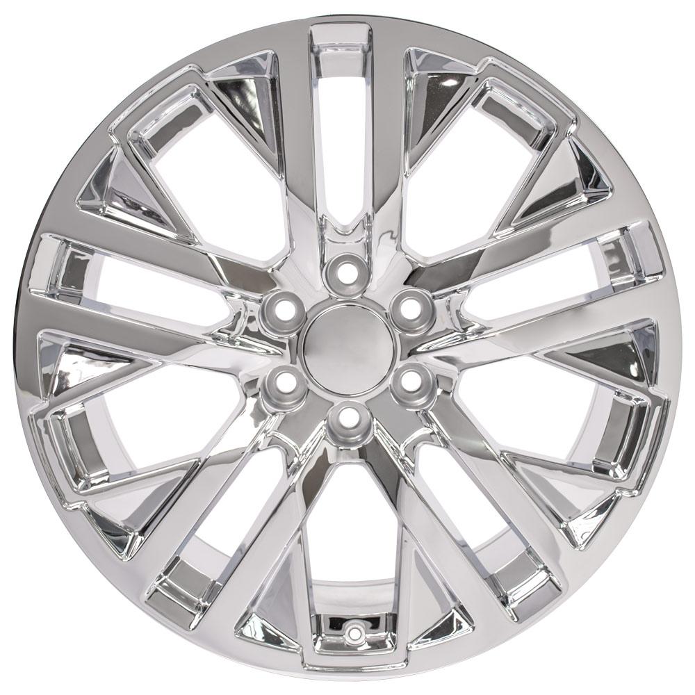22" Replica Wheel CV38 Fits GMC Sierra- Design Two-Image-1