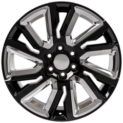 22" Replica Wheel CV39 Fits GMC Sierra- Design Two-Image-1