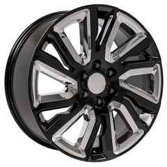 22" Replica Wheel CV39 Fits GMC Sierra- Design Two-Image-2