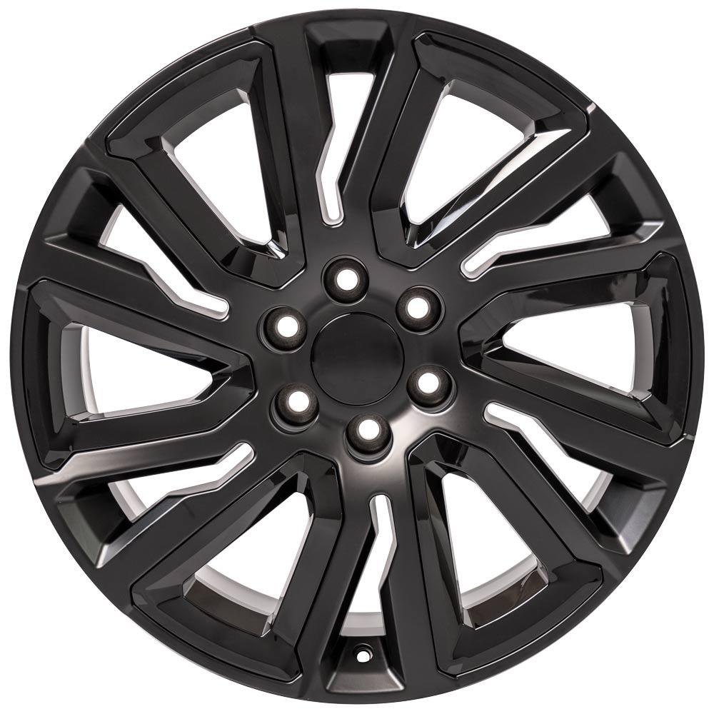 22" Replica Wheel CV39 Fits GMC Sierra- Design One-Image-1